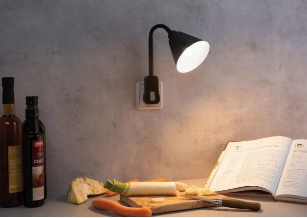 Paulmann 95427 - 1xE14/20W Nástenná lampa JUNUS do zásuvky 230V