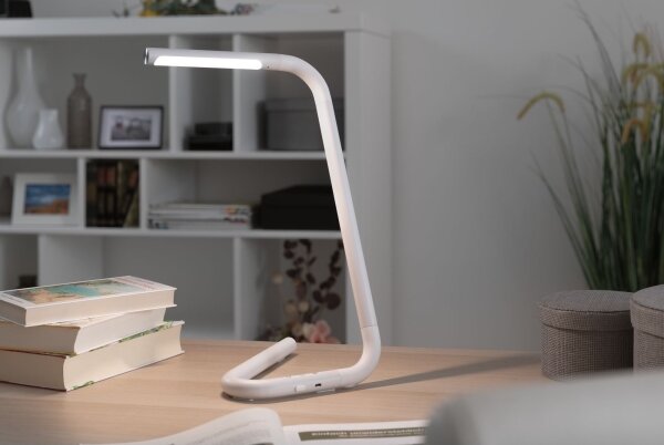 Paulmann 95423 - LED/4,5W Stmievateľná dotyková stolná lampa FLEXLINK 5V/USB biela