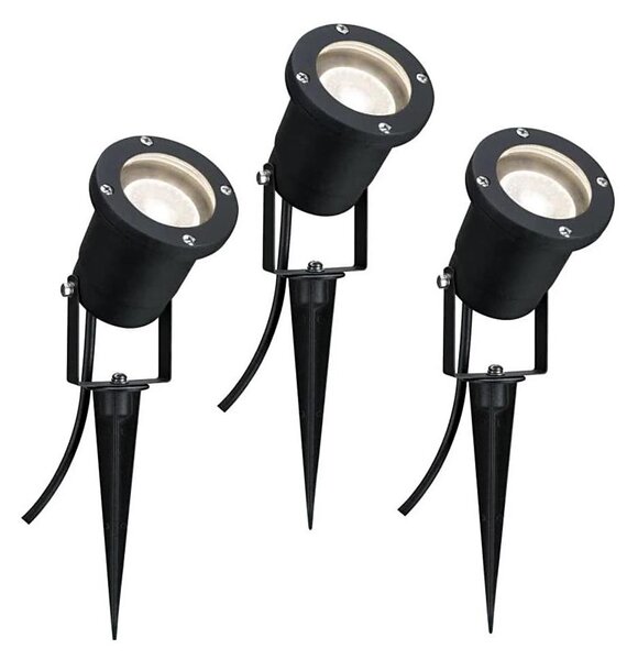 Paulmann 98897 - SADA 3xLED GU10/3,5W IP65 Vonkajšia lampa 230V