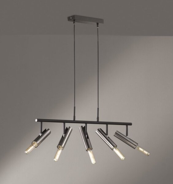 Fischer & Honsel 60369 - Luster na lanku DEAN 5xE27/25W/230V