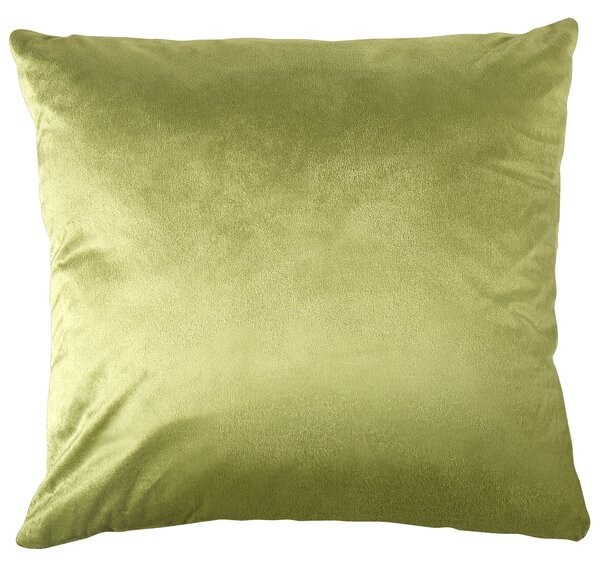 Sada 2 dekoratívnych vankúšov zelený zamat 43 x 43 cm s ozdobným vzorom obývacia izba spálňa