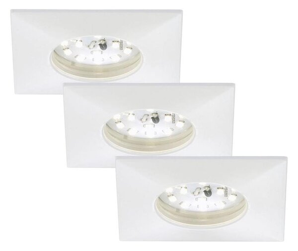 Briloner 7205-036 - SADA 3x LED Podhľadové svietidlo ATTACH LED/5W/230V IP44 biela