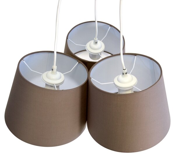 Briloner 4288-031 - Závesné svietidlo TELA 3xE27/40W