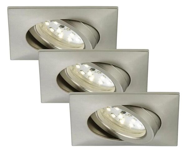 Briloner 7210-032 -SADA 3x LED Podhľadové svietidlo ATTACH LED/5W/230V IP23 chróm