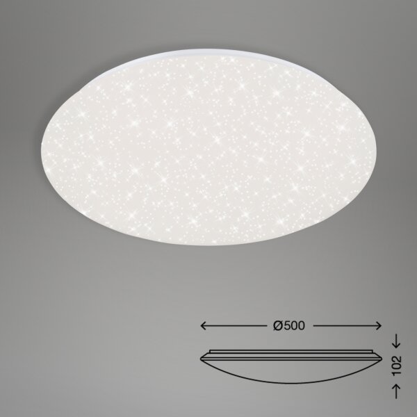 Brilo - LED Stmievateľné stropné svietidlo STARRY SKY LED/40W/230V 3000-6000K + DO