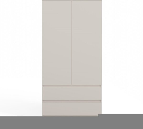 TP Living Šatníková skriňa MALWA I 90 cm kašmír