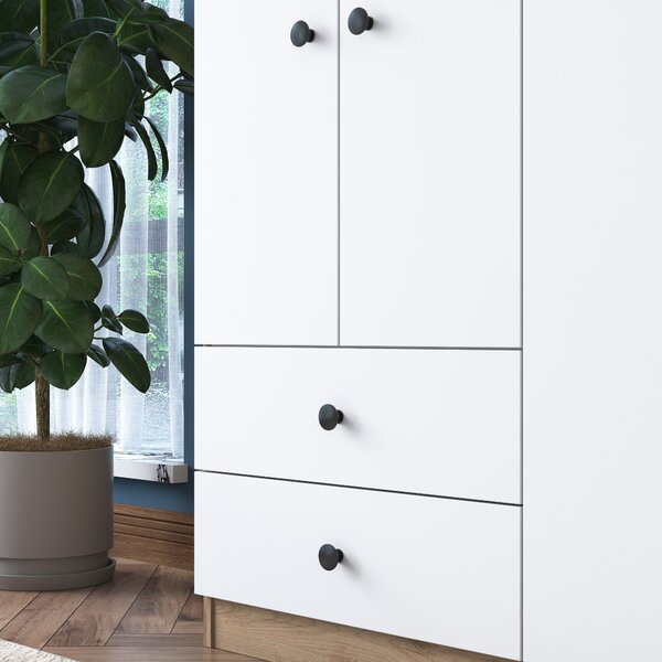 Kalune Design Šatníková skriňa BA 108 120 cm orech/biela