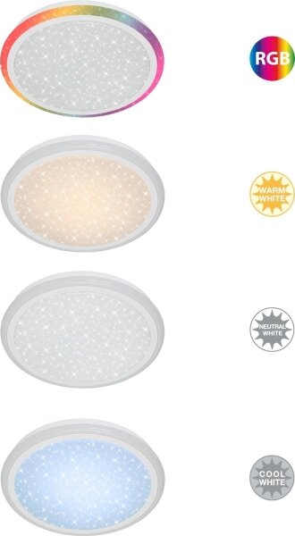 Brilo - LED RGBW Stmievateľné stropné svietidlo STARRY SKY LED/24W/230V + DO