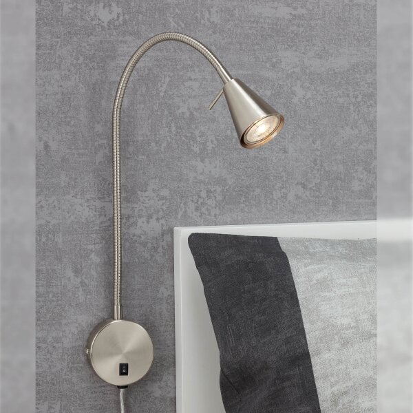 Briloner 2082-012 - LED nástenné svietidlo COMFORT LIGHT 1xGU10/5W/230V matný chróm