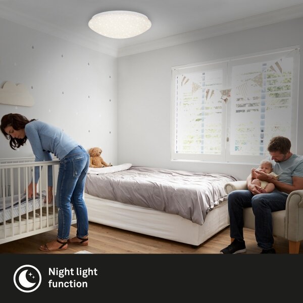 Brilo - LED Stmievateľné stropné svietidlo STARRY SKY LED/22W/230V 3000-6000K + DO