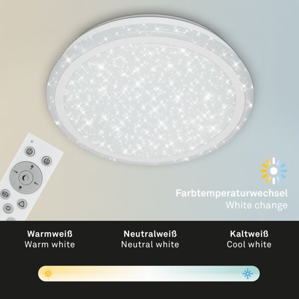 Brilo - LED RGBW Stmievateľné stropné svietidlo STARRY SKY LED/24W/230V + DO