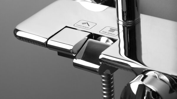 Deante Neo Boro, sprchový stĺp so sprchovou batériou, chrómová, NER_04PM