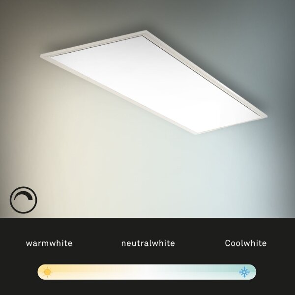 Brilo - LED Stmievateľné stropné svietidlo SLIM LED/24W/230V 100x25 cm + DO