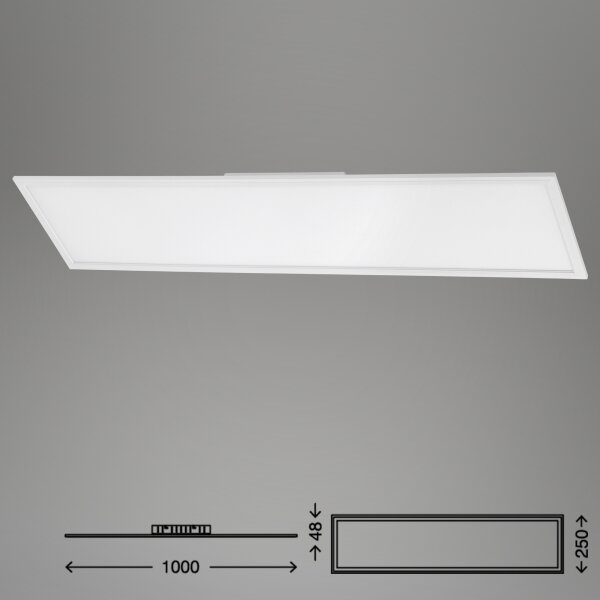 Brilo - LED Stmievateľné stropné svietidlo SLIM LED/24W/230V 100x25 cm + DO