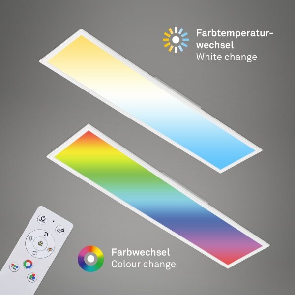 Brilo - LED RGBW Stmievateľné stropné svietidlo SLIM LED/40W/230V + DO