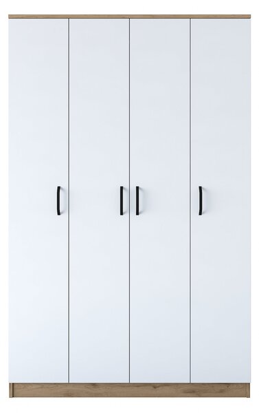 Kalune Design Šatníková skriňa BA 116 120 cm orech/biela