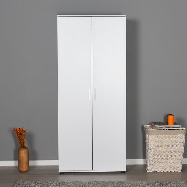 Kalune Design Šatníková skriňa Gorde 80 cm biela