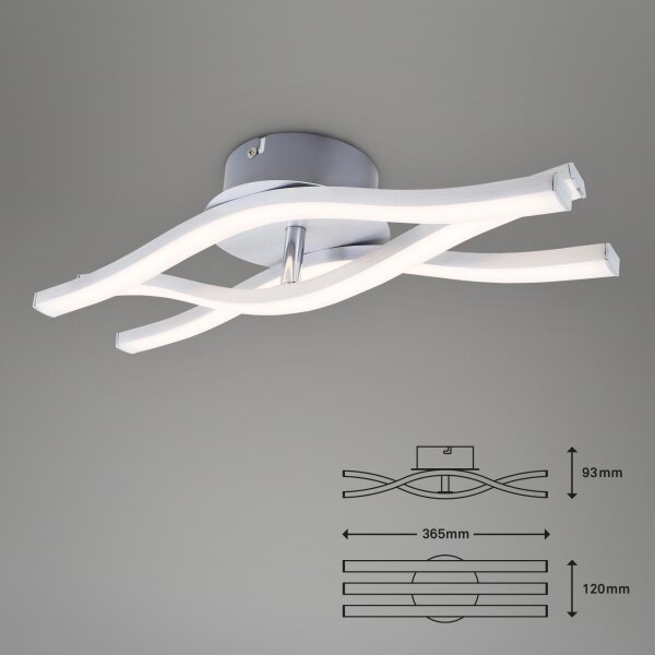 Briloner 3186-039 - LED Prisadený luster GO 3xLED/6W/230V