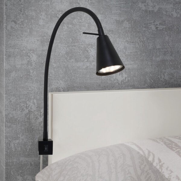 Briloner 2080-015 - LED nástenné svietidlo COMFORT LIGHT 1xGU10/5W/230V čierne