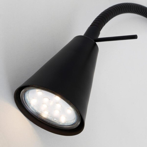 Briloner 2080-015 - LED nástenné svietidlo COMFORT LIGHT 1xGU10/5W/230V čierne