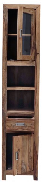 Skrinka do kúpeľne Nela 40x190x35 indický masív palisander