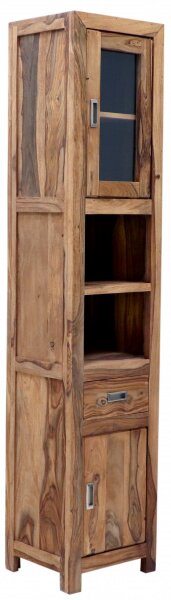 Skrinka do kúpeľne Nela 40x190x35 indický masív palisander