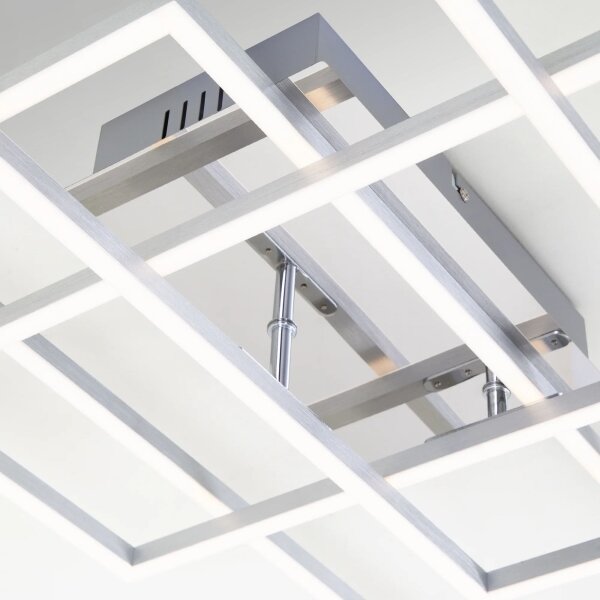 Brilo - LED Stmievateľný prisadený luster FRAME LED/51W/230V chróm + DO