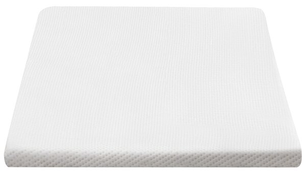 Vrchný matrac biela latex pena polyesterový poťah 90 x 200 cm topper podložka na posteľ spálňa