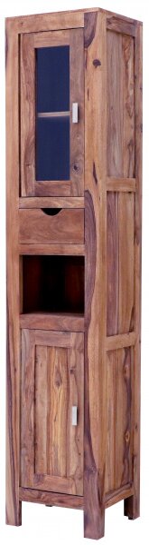 Skrinka do kúpeľne Amba 40x190x35 z indického masívu palisander