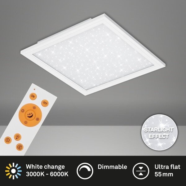 Briloner 7301-016 - LED Stmievateľné stropné svietidlo STARRY SKY LED/18W/230V+ DO