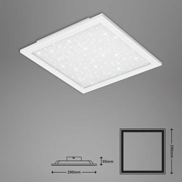 Briloner 7301-016 - LED Stmievateľné stropné svietidlo STARRY SKY LED/18W/230V+ DO