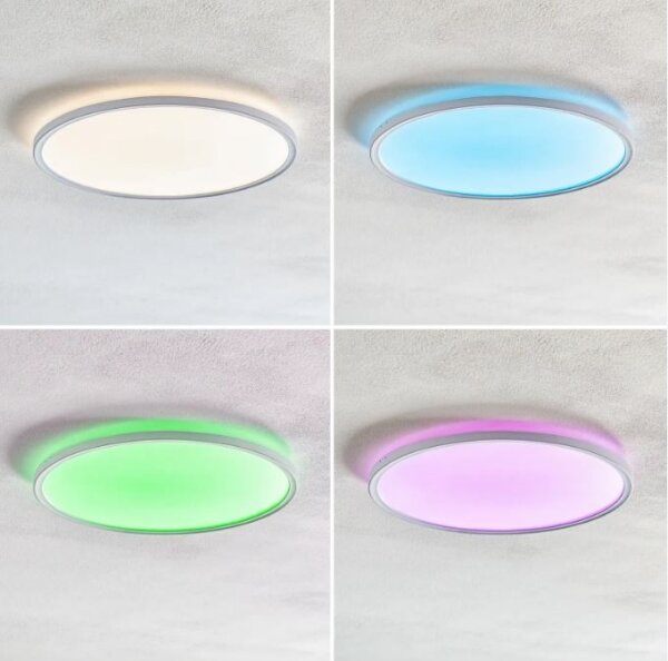 Briloner 7094-416 - LED RGBW Stmievateľné stropné svietidlo SLIM LED/22W/230V + DO