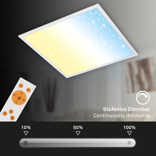 Briloner 7303-016 - LED Stmievateľné stropné svietidlo STARRY SKY LED/36W/230V+ DO