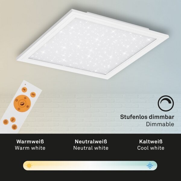 Briloner 7302-016 - LED Stmievateľné stropné svietidlo STARRY SKY LED/23W/230V+ DO