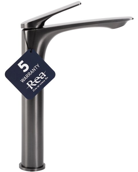 Rea Avalon, vysoká umývadlová batéria h-305, grafitová, REA-B2704
