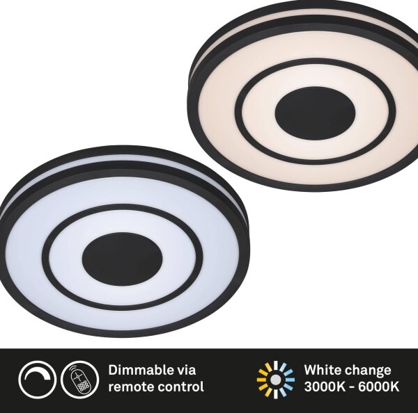 Briloner - LED Stmievateľné stropné svietidlo RIPPLE LED/24W/230V 3000-6500K + DO