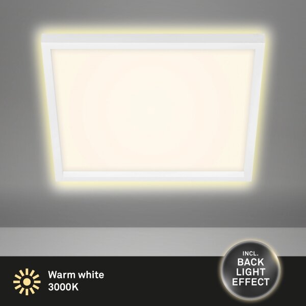 Briloner 7364-016 - LED Stropné svietidlo CADRE LED/22W/230V 42,2x42,2 cm biela