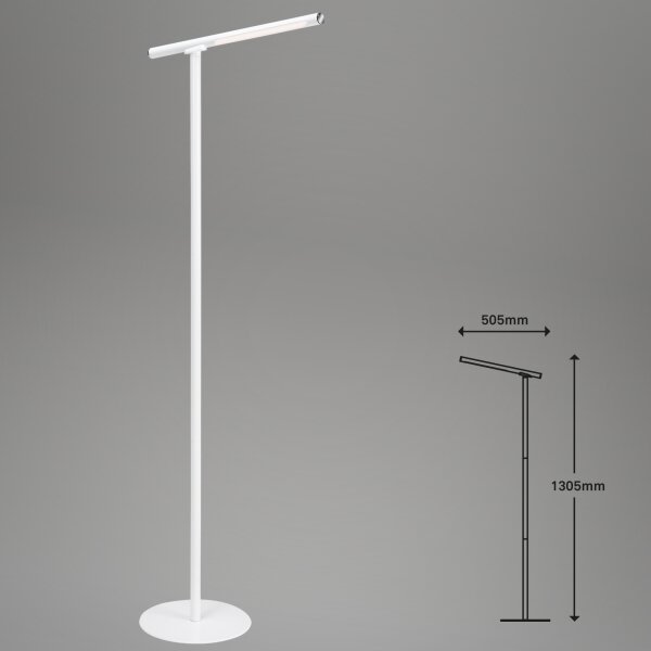 Briloner 1384-016 - LED Stmievateľná dotyková stojacia lampa 2v1 LED/2,3W/5V