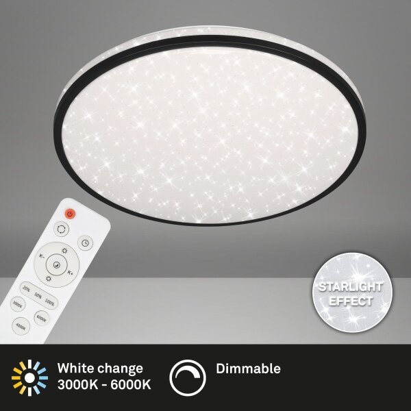 Brilo - LED Stmievateľné stropné svietidlo STARRY SKY LED/48W/230V 3000-6000K + DO