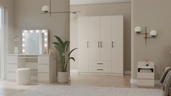 TP Living Šatníková skriňa Romana 160 cm kašmír