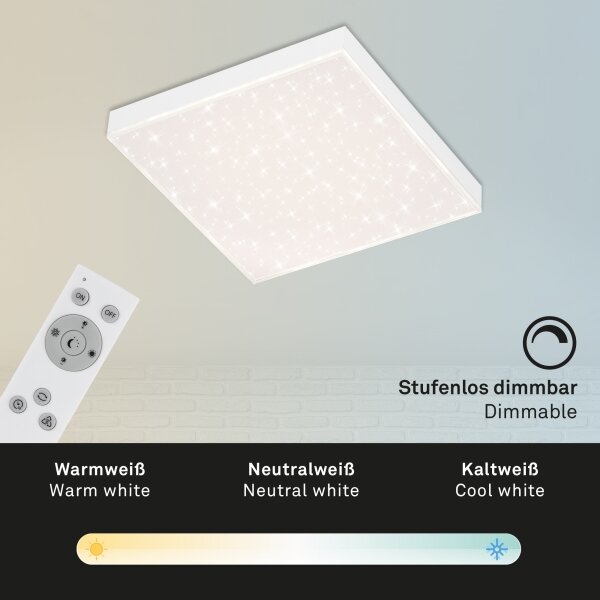Briloner 7381-016 - LED Stmievateľné stropné svietidlo STARRY SKY LED/15W/230V+ DO