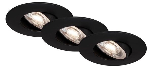 Briloner - SADA 3x LED Kúpeľňové podhľadové svietidlo LED/4,9W/230V IP23