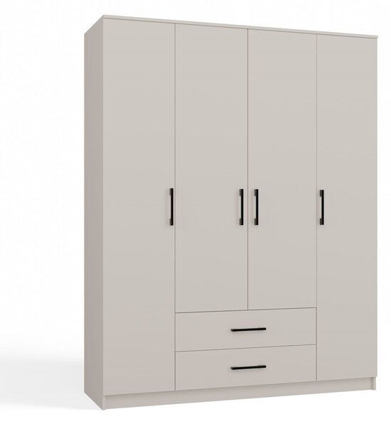 TP Living Šatníková skriňa Romana 160 cm kašmír