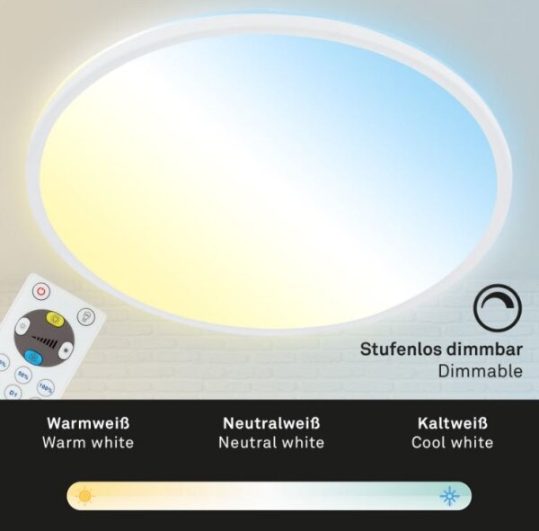 Briloner 7079-016 - LED Stmievateľné svietidlo SLIM LED/18W/230V 2700-6500K + DO