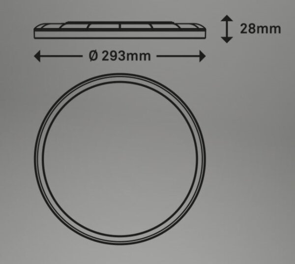 Briloner 7079-016 - LED Stmievateľné svietidlo SLIM LED/18W/230V 2700-6500K + DO