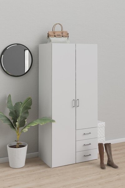 FALCO Šatníková skriňa Sida 77 cm biela