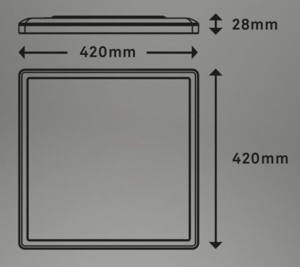 Briloner 7082-016 - LED Stmievateľné svietidlo SLIM LED/22W/230V 2700-6500K + DO