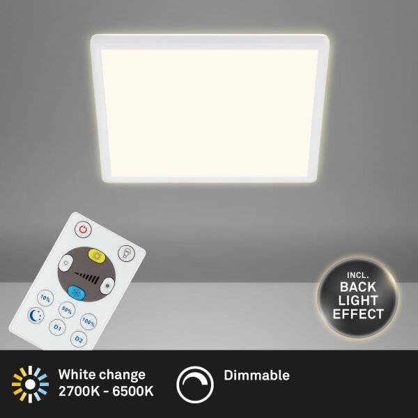 Briloner 7081-016 - LED Stmievateľné stropné svietidlo SLIM LED/18W/230V + DO
