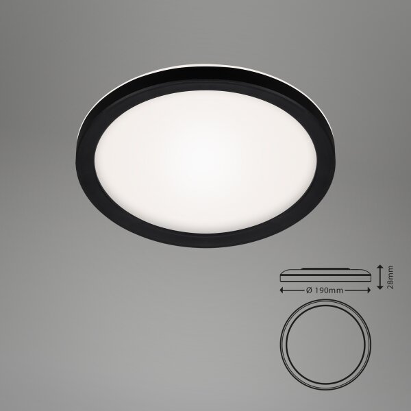 Briloner 7150-415 - LED Stropné svietidlo SLIM LED/12W/230V pr. 19 cm