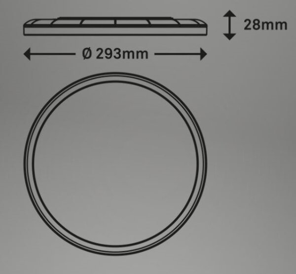 Briloner 7079-015 - LED Stmievateľné svietidlo SLIM LED/18W/230V 2700-6500K + DO